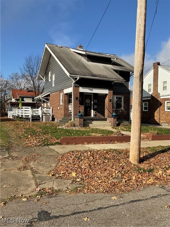 view of front of home