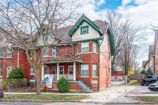 victorian home with a porch