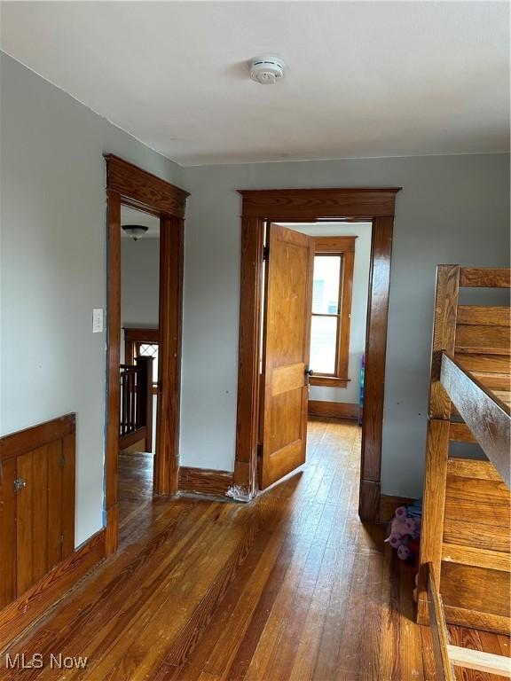 interior space featuring dark hardwood / wood-style floors