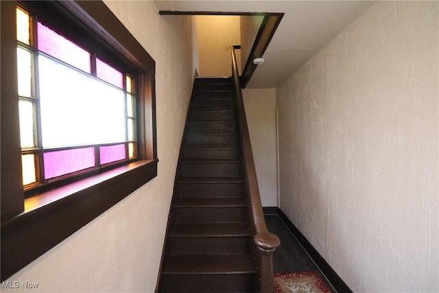 view of staircase