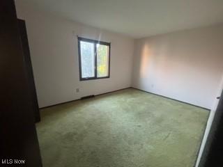 empty room with light carpet