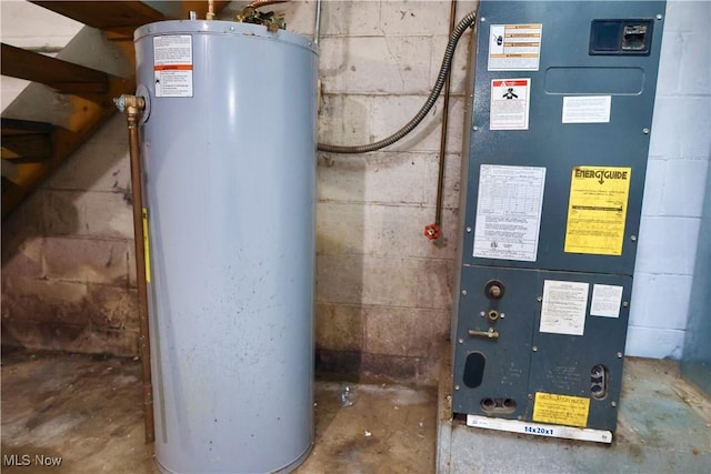 utilities featuring water heater