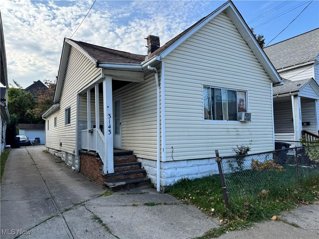 view of bungalow-style home