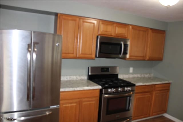 kitchen with stainless steel appliances