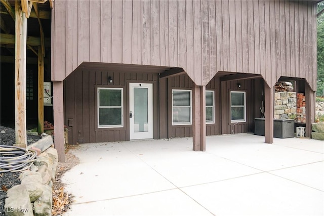 4101 Canfield Rd, Canfield, OH 44406 - view of exterior entry with a patio