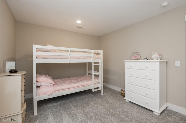 bedroom featuring carpet flooring