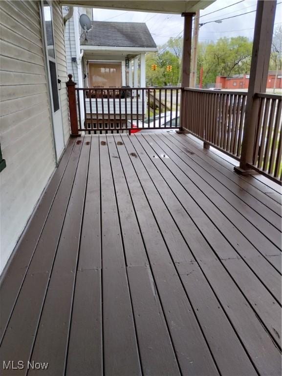 view of deck