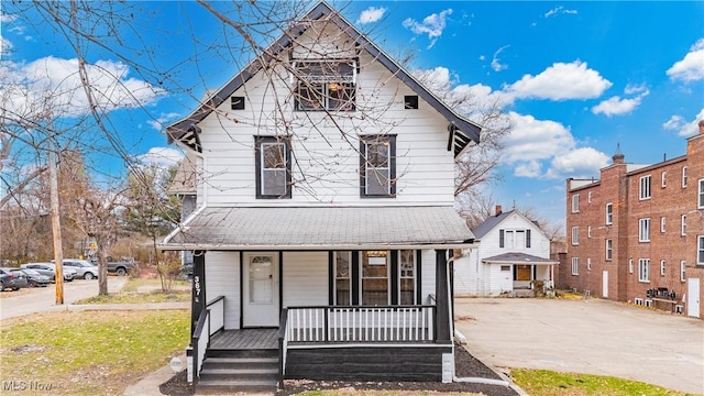 view of front of house featuring a porch