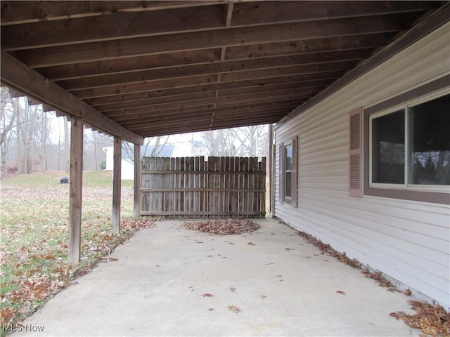 view of patio