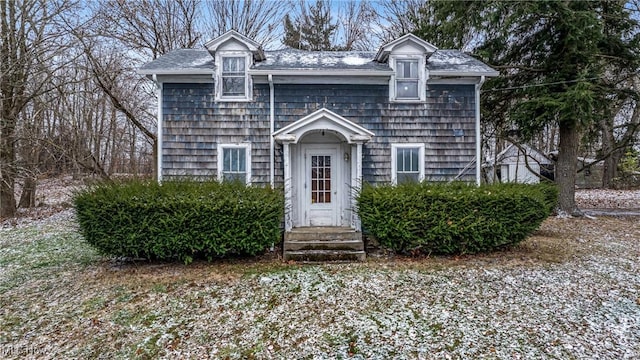 view of front of property