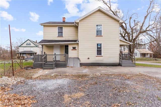 view of front of property