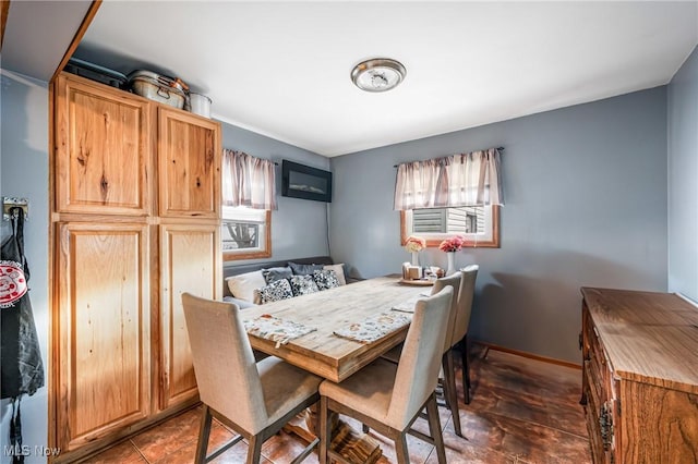 dining area featuring a wealth of natural light