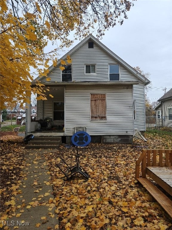 view of back of house