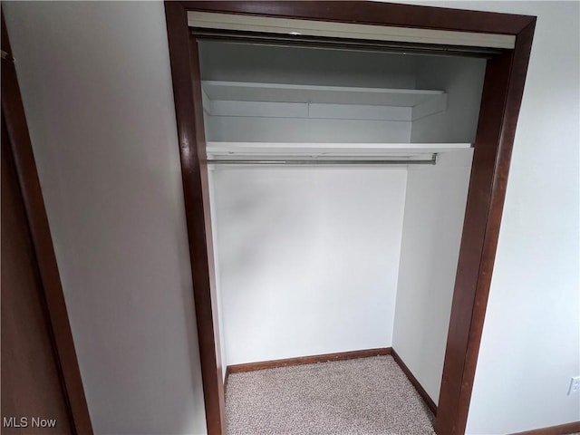 view of closet