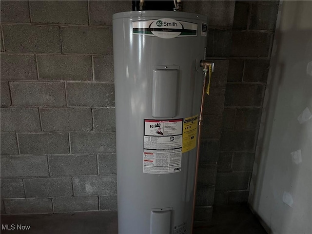 utilities featuring electric water heater