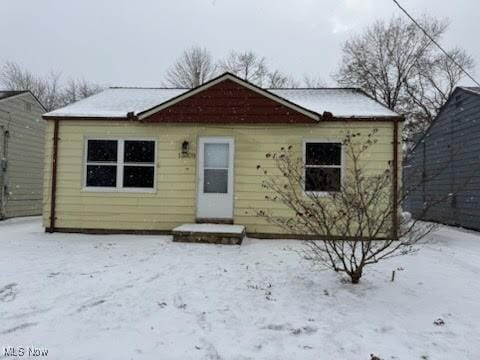 view of bungalow-style home