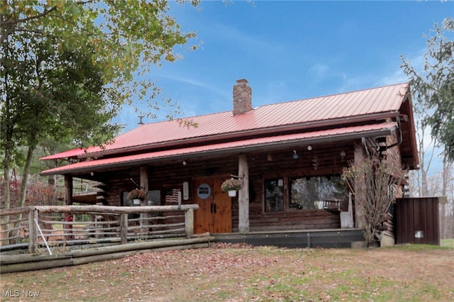 view of back of property