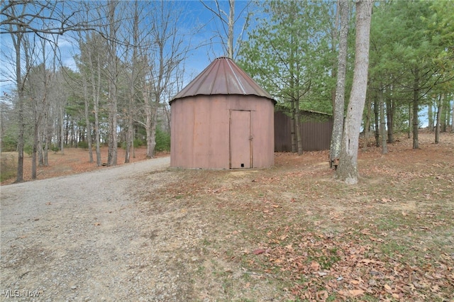 view of outbuilding