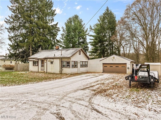 view of ranch-style home