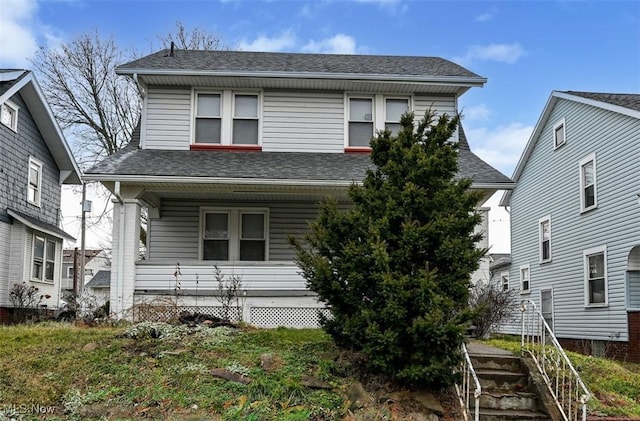 view of front facade with a porch