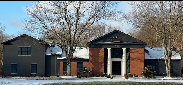 view of greek revival house