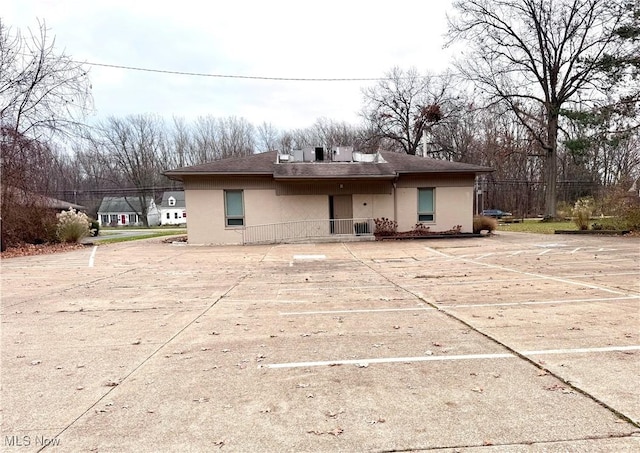 view of back of property