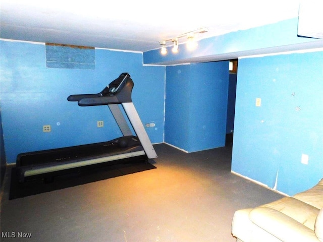 view of workout room