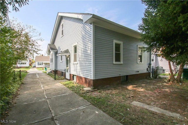 view of side of property