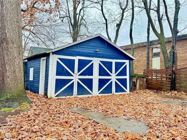 view of outbuilding