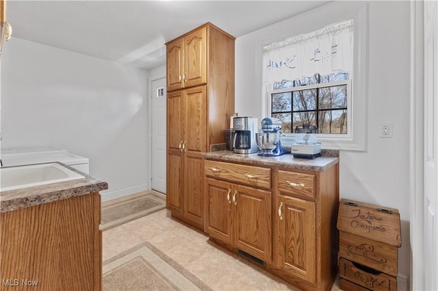 kitchen featuring sink