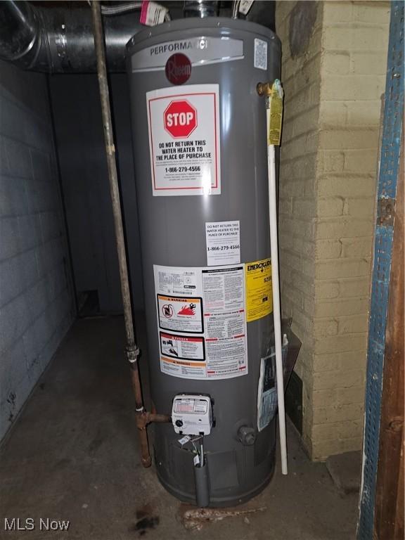 utilities with gas water heater