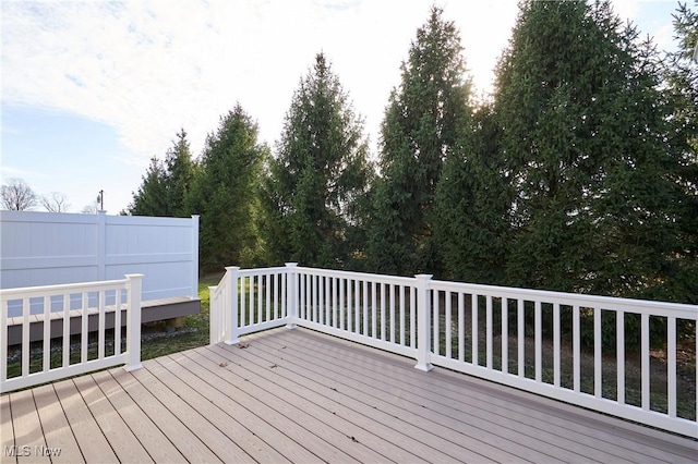 view of deck