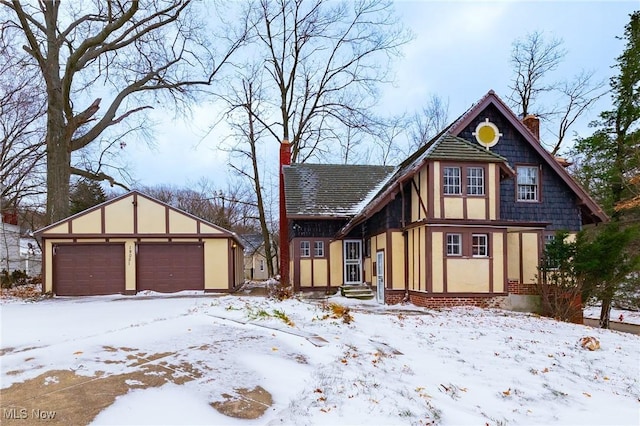 view of tudor house