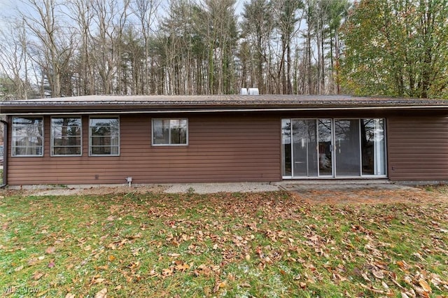 view of rear view of property