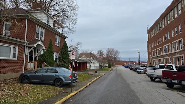 view of road