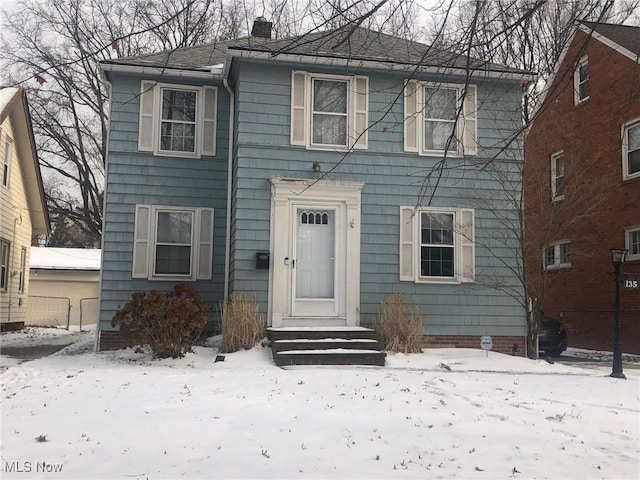 view of colonial-style house