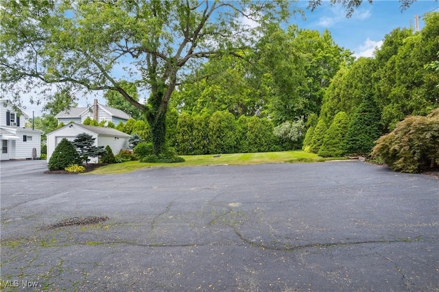 view of parking / parking lot