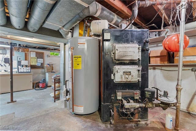 utilities featuring water heater