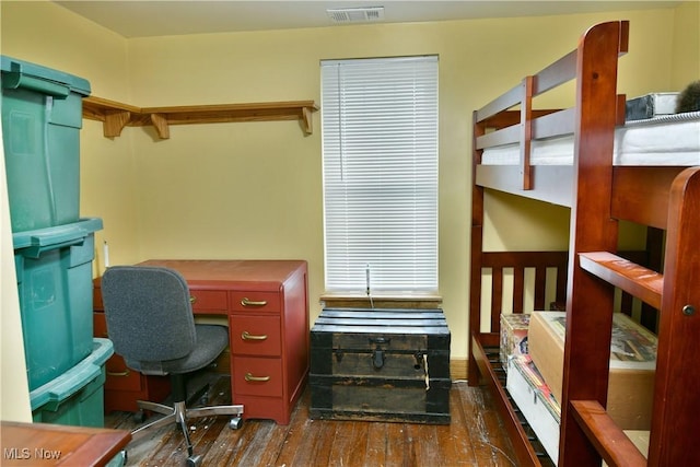 interior space featuring dark hardwood / wood-style floors