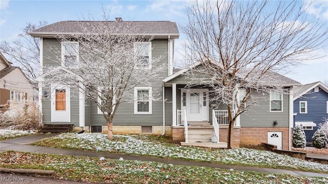 view of front of home