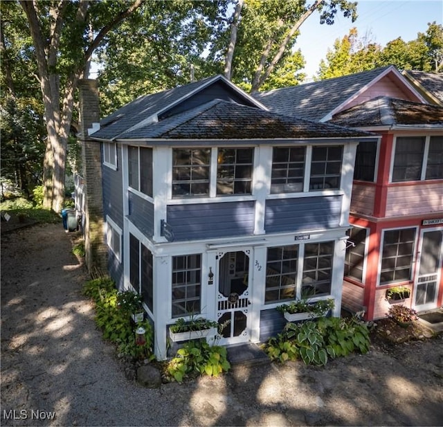 view of front of home