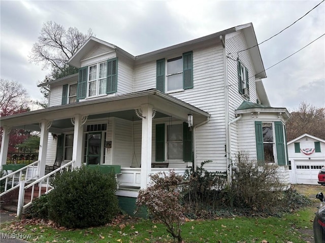 view of front facade with covered porch