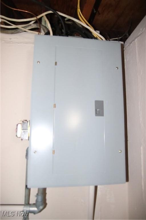 utility room with electric panel