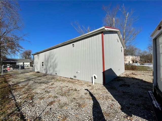 view of outbuilding