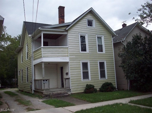 view of front of home