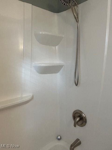 interior details with  shower combination