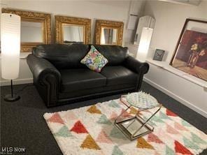 7355 W Blvd, Youngstown, OH 44512 - living area with baseboards
