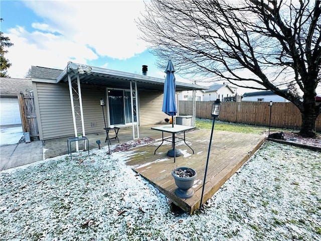 exterior space with a patio area