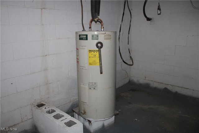 utilities featuring water heater