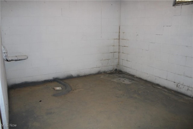 view of basement